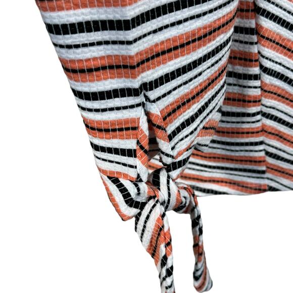 Ruby Rd 1X-Large Top Striped 3/4 Sleeves Stretch Round Neck Pullover Multicolor - Picture 4 of 9